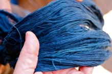 indigo dyed yarn