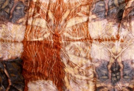 E. cinerea dye bath gives wonderful brick backgrounds